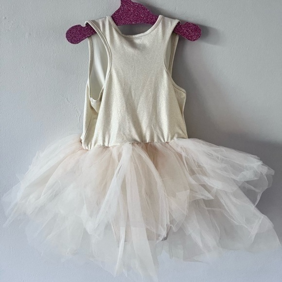 Authentic iloveplum Metallic B.A.E. Tutu Dress - Goldie NWT 6Y - Picture 2 of 3